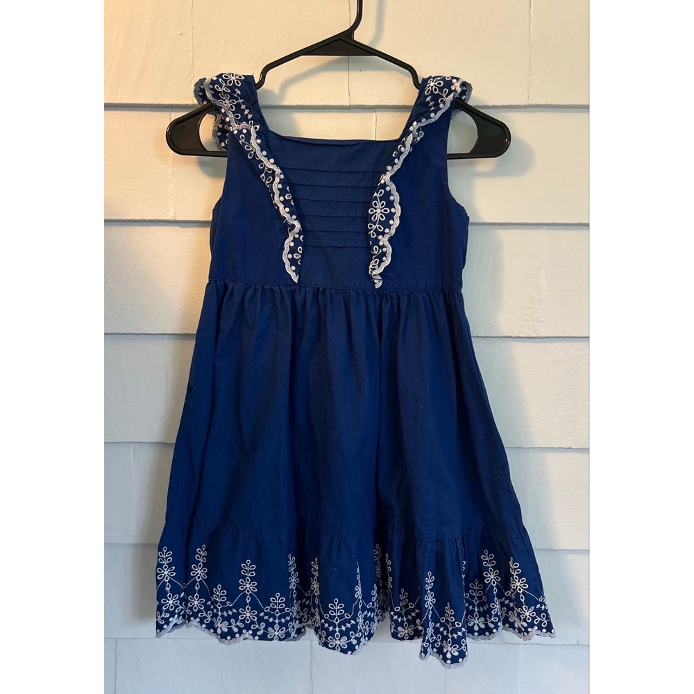 Gymboree Blue Cutout Dress Size 8